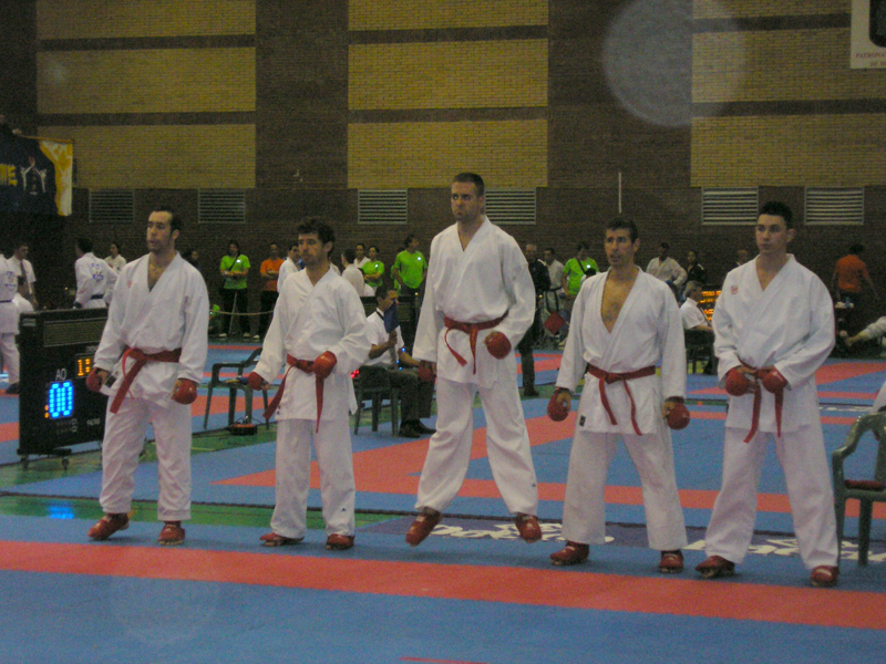 El equipo de la S.D.C. Echavacoiz, en el Campeonato de España de Clubes